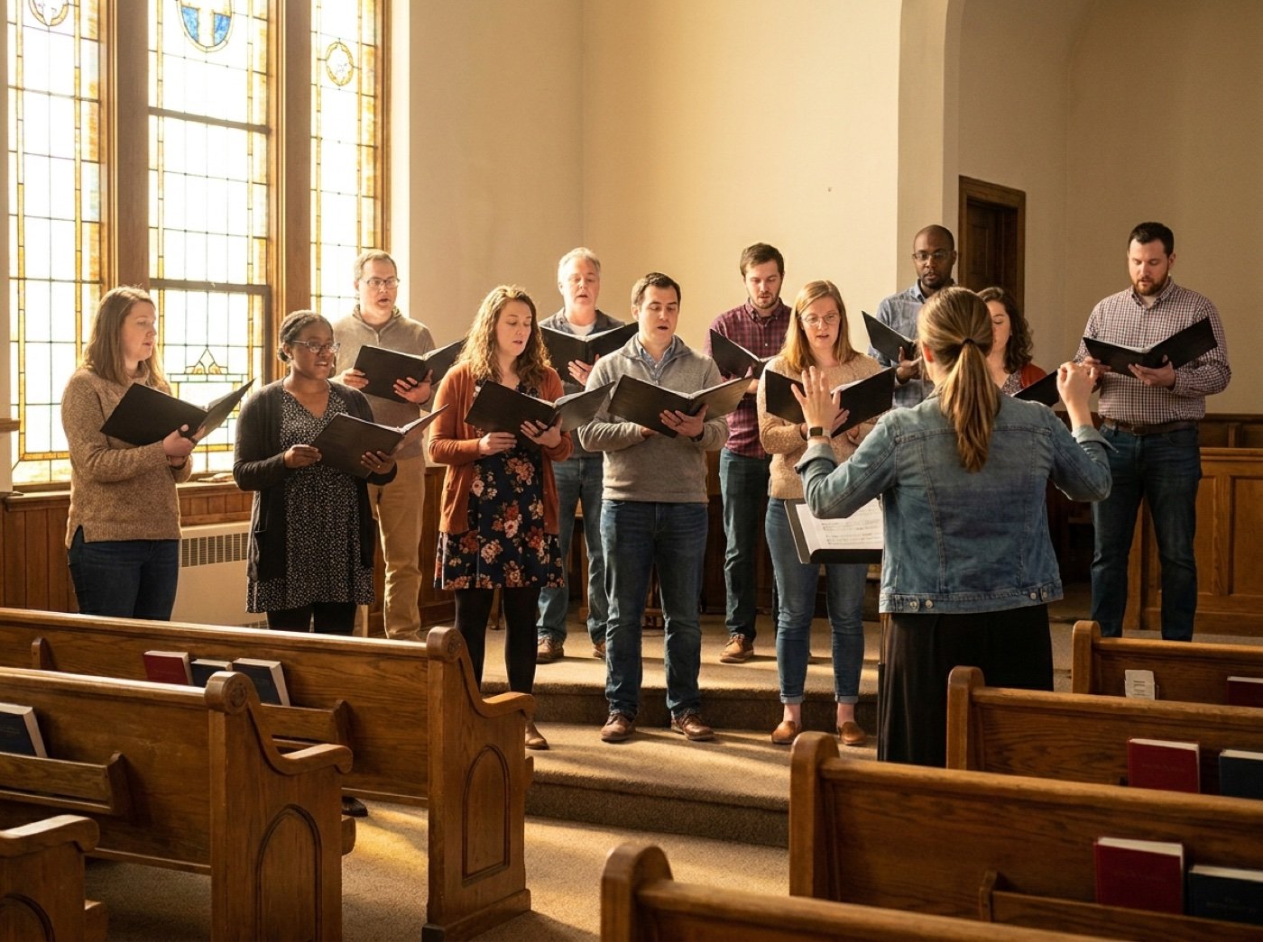 Music ministry choir at Edmonton Central