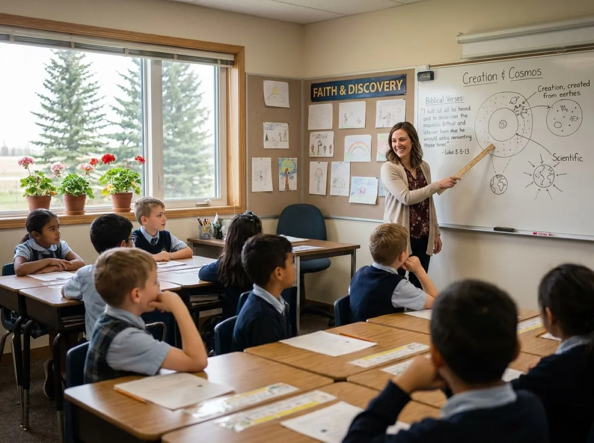 A classroom at Coralwood Adventist Academy